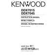 Cover page of KENWOOD DDX7015 Owner's Manual