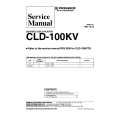 Cover page of PIONEER CLD100KV Service Manual