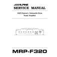Cover page of ALPINE MRP-F320 Service Manual