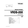 Cover page of TEAC VRDS25X Service Manual