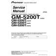 Cover page of PIONEER GM-5200T Service Manual