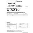 Cover page of PIONEER C-AX10/KU/CA Service Manual