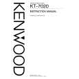 Cover page of KENWOOD KT-7020 Owner's Manual