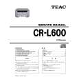 Cover page of TEAC CR-L600 Service Manual