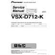 Cover page of PIONEER VSXD712K Service Manual