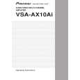 Cover page of PIONEER VSA-AX10AI-S/HY Owner's Manual