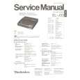 Cover page of TECHNICS SL-J33 Service Manual