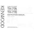 Cover page of KENWOOD TH-77A Owner's Manual