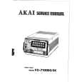 Cover page of AKAI VU7100EG/EK Service Manual