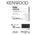 Cover page of KENWOOD E505 Owner's Manual
