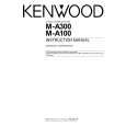 Cover page of KENWOOD M-A100 Owner's Manual