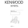 Cover page of KENWOOD IS-FX07CL Owner's Manual