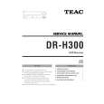 Cover page of TEAC DR-H300 Service Manual