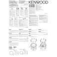 Cover page of KENWOOD KFC-XW1002DVC Owner's Manual