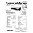 Cover page of TECHNICS SA956 Service Manual