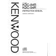 Cover page of KENWOOD KDC-84R Owner's Manual