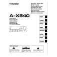Cover page of PIONEER A-X540 Owner's Manual