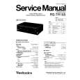 Cover page of TECHNICS RST165 Service Manual