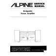Cover page of ALPINE 3502 CODE 02 Service Manual