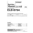 Cover page of PIONEER CLD-D704 Service Manual