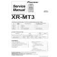Cover page of PIONEER XRMT3 Service Manual
