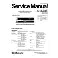 Cover page of TECHNICS RSM233X Service Manual