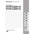 Cover page of PIONEER DVR-630H-S/WVXV Owner's Manual