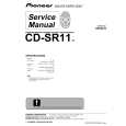 Cover page of PIONEER CD-SR11/E Service Manual