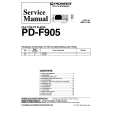 Cover page of PIONEER PDF905 Service Manual