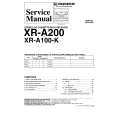 Cover page of PIONEER XRA1OOK Service Manual