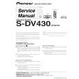 Cover page of PIONEER S-DV430 Service Manual