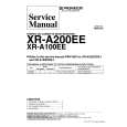 Cover page of PIONEER XRA100EE Service Manual