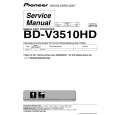 Cover page of PIONEER BD-V3510HD/KUCXJ Service Manual