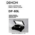 Cover page of DENON DP-60L Owner's Manual