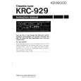 Cover page of KENWOOD KRC-929 Owner's Manual