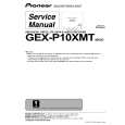 Cover page of PIONEER GEX-P10XMT Service Manual