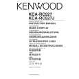 Cover page of KENWOOD KCA-RC527J Owner's Manual