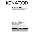 Cover page of KENWOOD KDC-X990 Owner's Manual