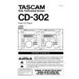 Cover page of TEAC CD-302 Owner's Manual