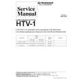 Cover page of PIONEER HTV-1 Service Manual
