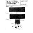 Cover page of KENWOOD KRC652R/D/L Service Manual