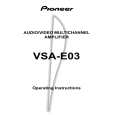 Cover page of PIONEER VSA-E03 Owner's Manual
