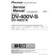 Cover page of PIONEER DV-400V-K/KUCXZT Service Manual