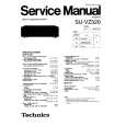 Cover page of TECHNICS SUVZ320 Service Manual