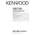 Cover page of KENWOOD VRS-7100 Owner's Manual