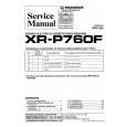 Cover page of PIONEER XRP760F Service Manual