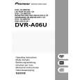 Cover page of PIONEER DVRA06U Owner's Manual