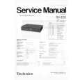 Cover page of TECHNICS SHE50 Service Manual