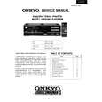 Cover page of ONKYO A-RV400 Service Manual