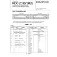 Cover page of KENWOOD KDC-203S Service Manual